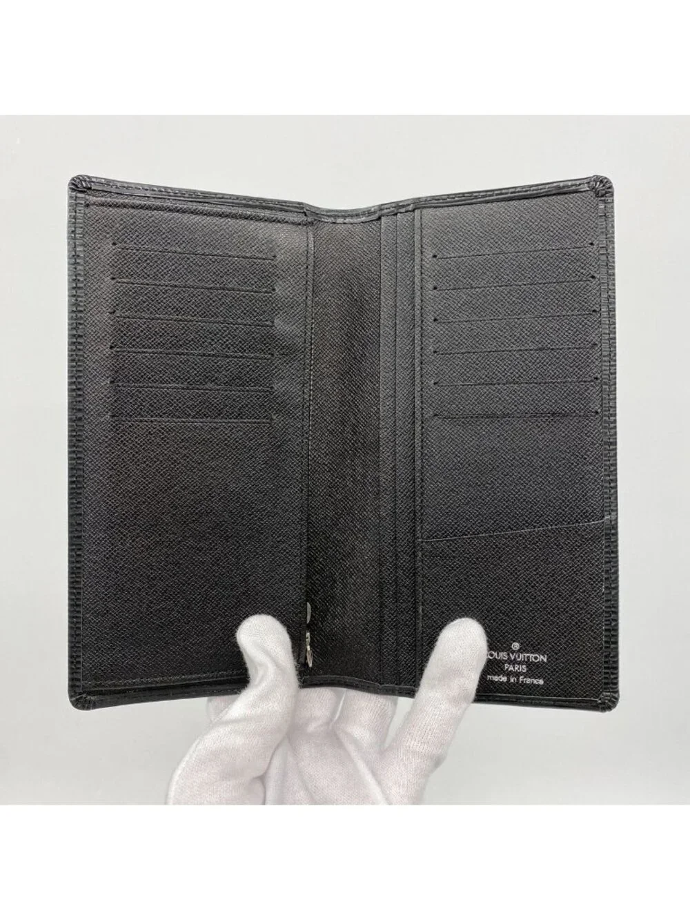 Louis Vuitton Wallet Epi Portefeuille Brazza Noir